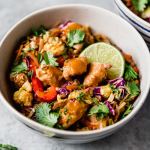 healthy-chicken-pad-thai-(noodle-free!)