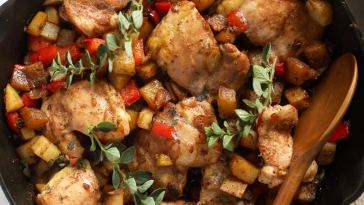 skillet-chicken-and-potatoes