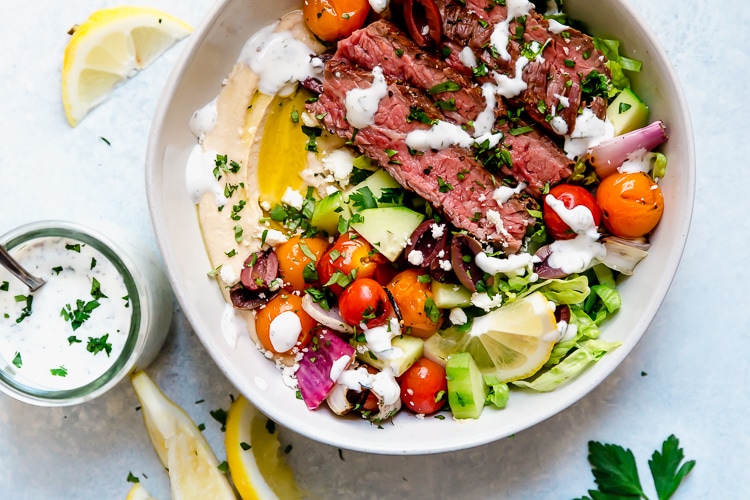 mediterranean-steak-bowl