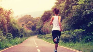woman running