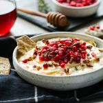 honey-whipped-goat-cheese-with-pomegranate