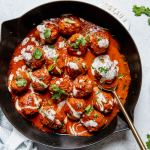healthy-buffalo-chicken-meatballs