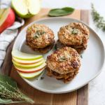 turkey-sausage-patties-with-apple