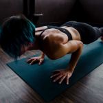 woman doing pushups