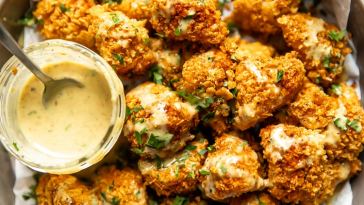baked-chicken-nuggets-with-honey-mustard-dipping-sauce