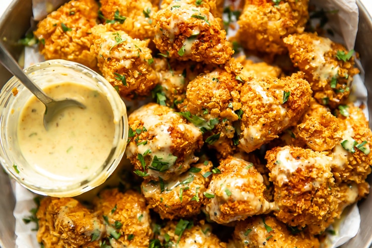 baked-chicken-nuggets-with-honey-mustard-dipping-sauce
