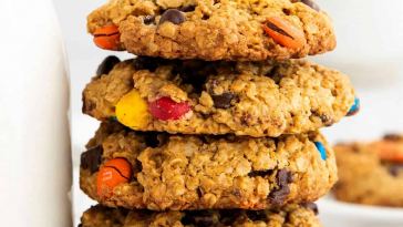 flourless-monster-cookies