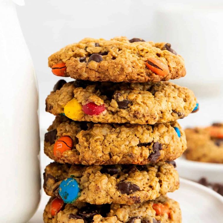 flourless-monster-cookies