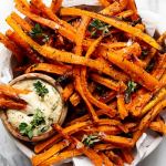 baked-carrot-fries-with-dijon-thyme-aioli