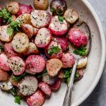 garlic-roasted-radishes