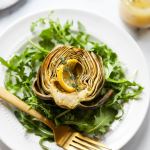 roasted-artichokes-with-lemon-shallot-vinaigrette