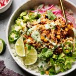 instant-pot-salsa-chicken-with-cilantro-lime-crema