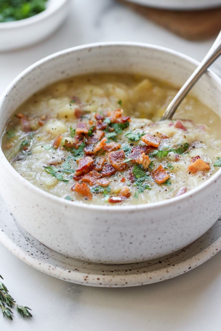 creamy-potato-leek-soup-with-bacon