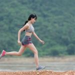 woman running