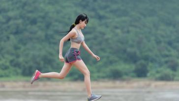 woman running