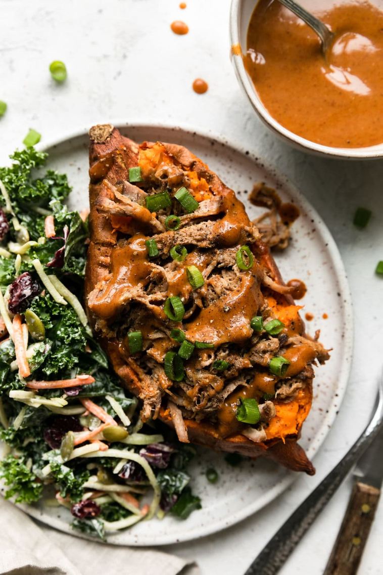 crockpot-pulled-pork-with-honey-mustard-bbq-sauce