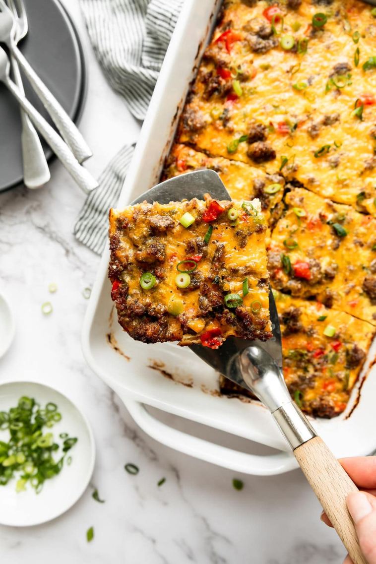 sausage-egg-bake-(easy-overnight-breakfast-casserole-option)