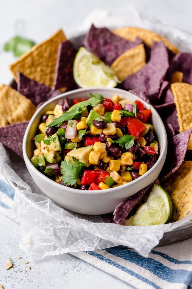 black-bean-and-corn-salsa-with-avocado-(fresh-and-healthy)