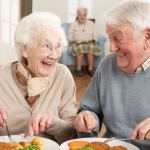 healthy elderly couple
