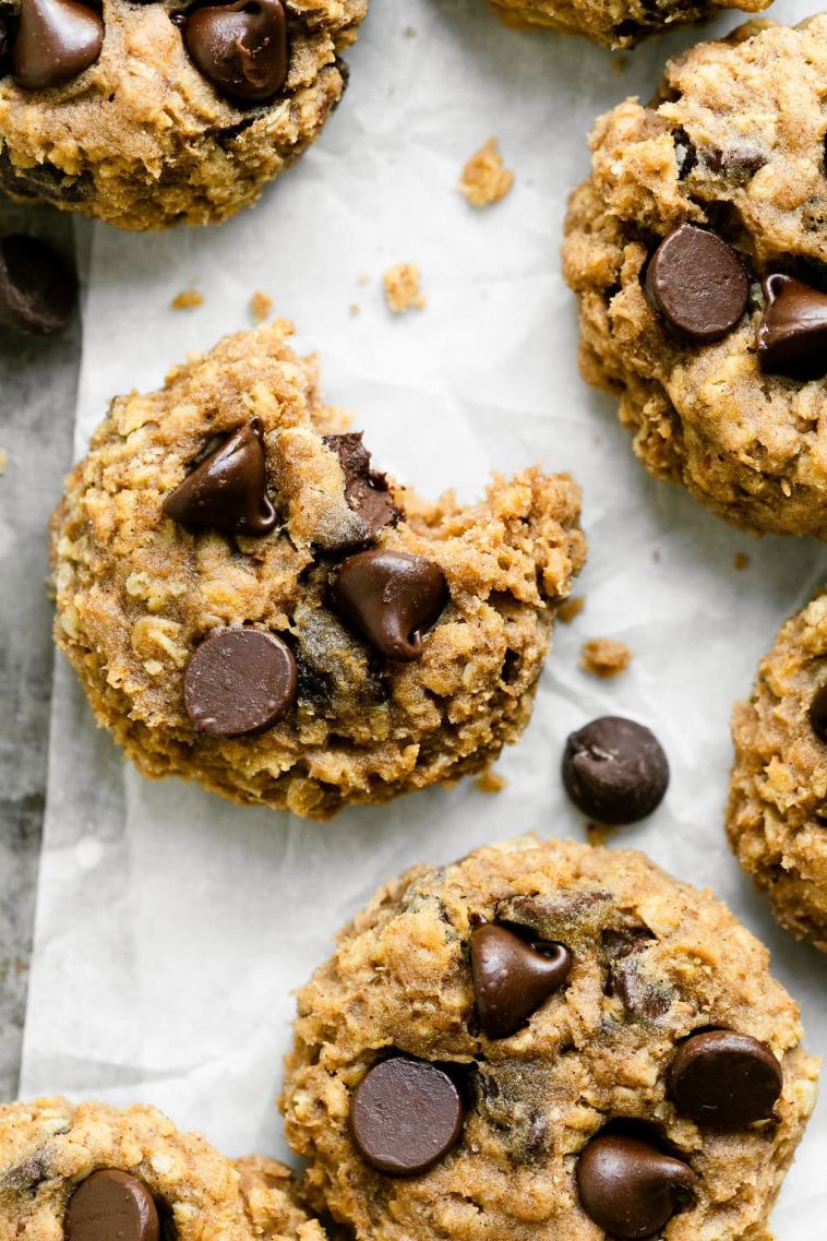 oatmeal-pumpkin-chocolate-chip-cookies-(one-bowl-&-made-gluten-free)
