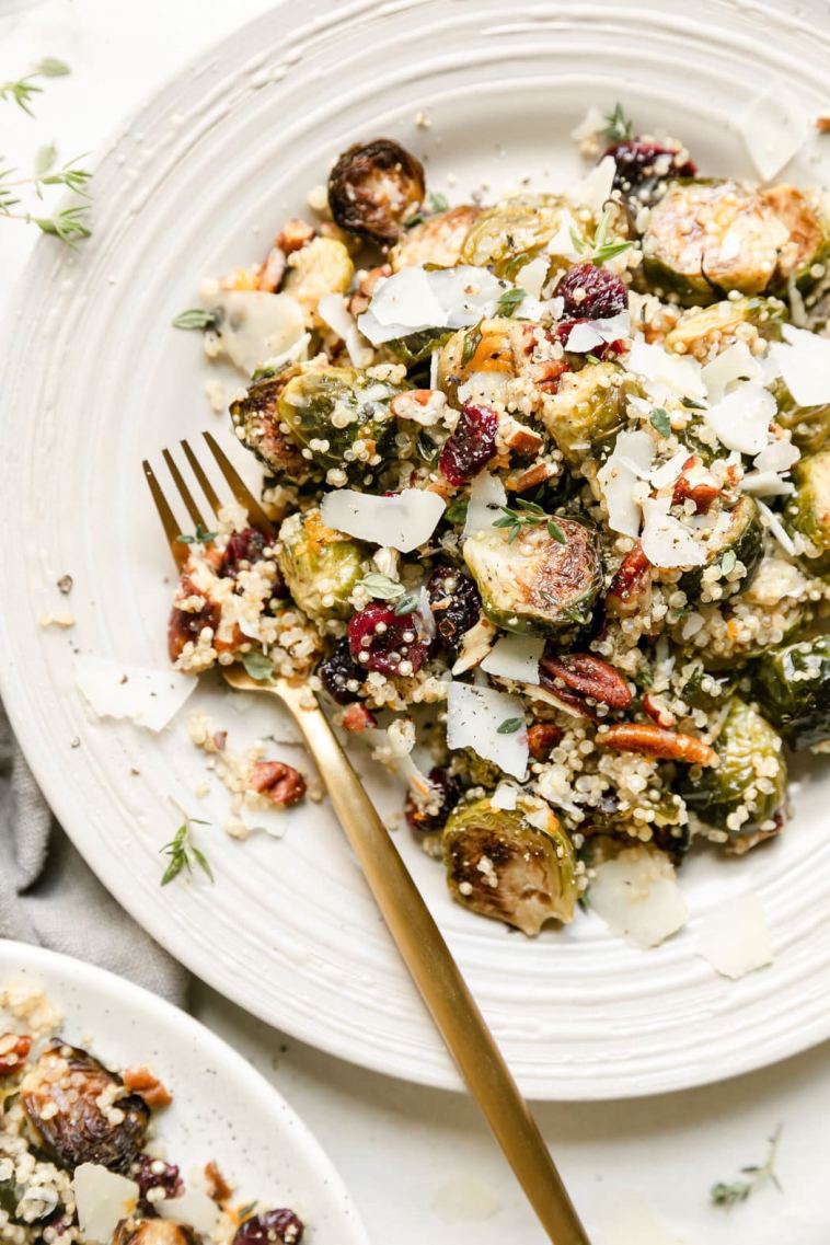 roasted-brussels-sprouts-quinoa-salad-with-cranberries-and-pecans
