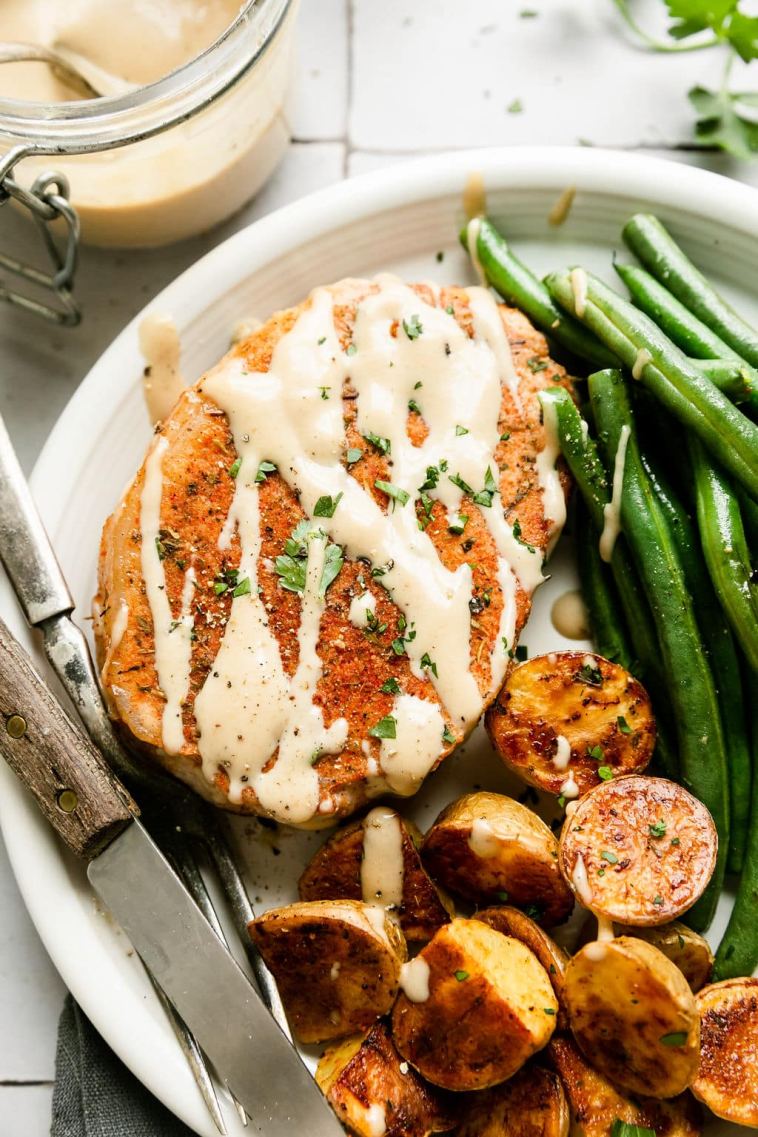 sheet-pan-honey-mustard-pork-chops