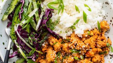 spicy-gochujang-ground-chicken-bowls