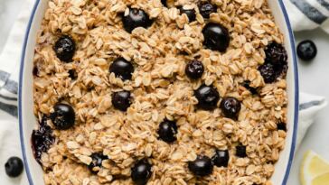 lemon-blueberry-baked-oatmeal-(gluten-free-and-vegan)