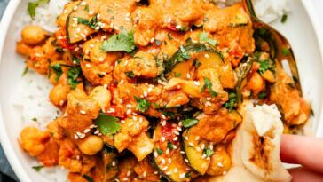 vegetarian-tikka-masala-(one-skillet-recipe)